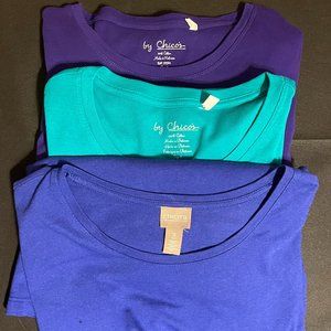 Chico's Long Sleeve Tees - 3 assorted colors - Size 3 (XL)
